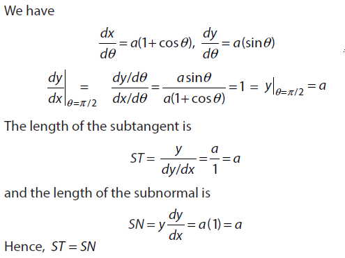 Lf st and sn are the iengths of the subtangent and the subnorma-Turito